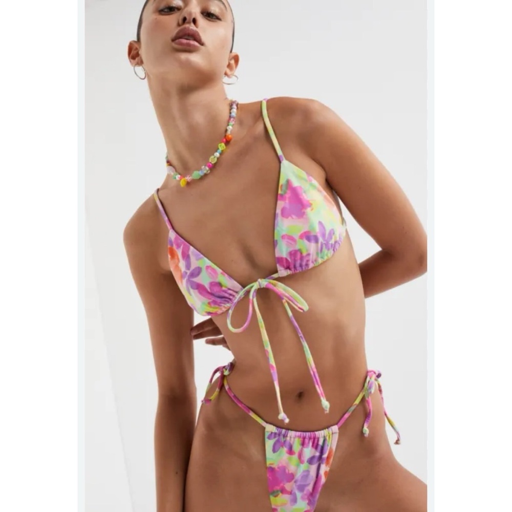 For‎ Love And Lemons Cydney Bikini bottom Watercolor S $109